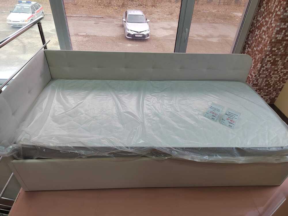 Кровать Зарина угловая Newtone light beige