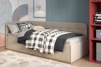 Кровать Зарина угловая Newtone light beige