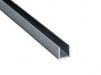 Планка алюминиевая 6мм к стеновой панели завершающая (торцевая)