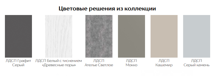 Распашные шкафы серии МАДРИД / белый/ ателье светлый