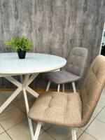 Стул Крафт SAVANA GREY каркас графит